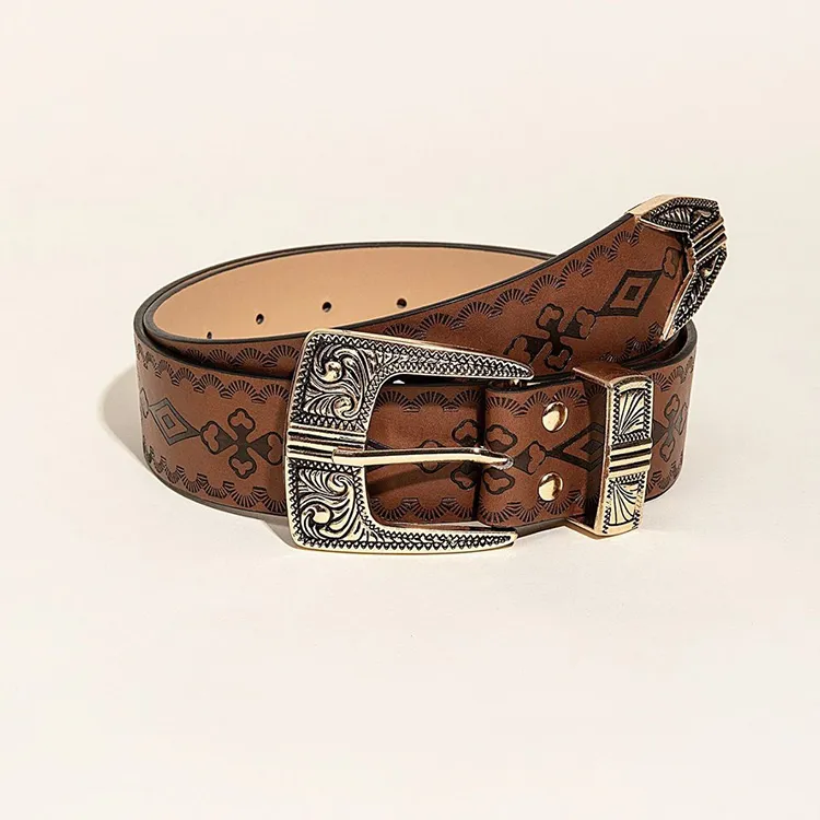 JKEM PU Leather Belts Unisex 3.8cm-6