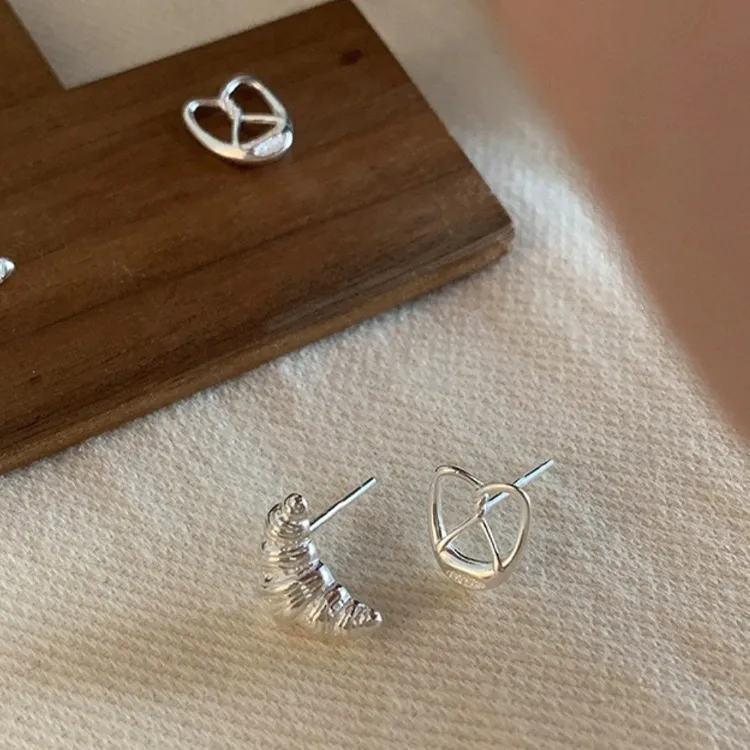 JKEM Copper Stud Earrings Women's-7