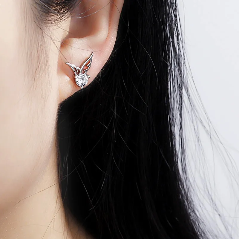 JKEM Copper Stud Earrings Unisex-1