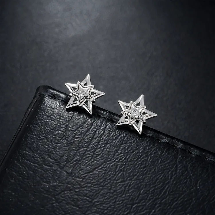 JKEM Copper Stud Earrings Unisex-1