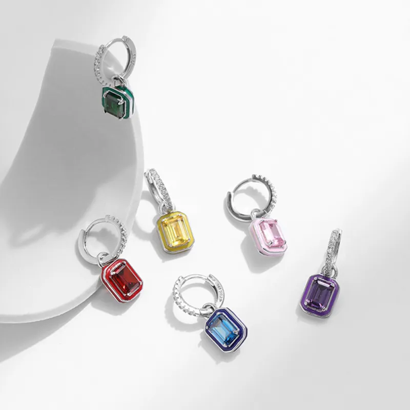 JKEM S925 Silver Earrings Women's-9