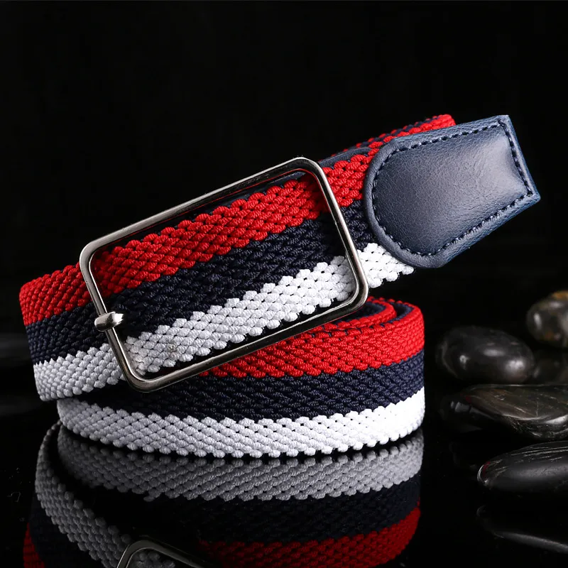 JKEM Polyester, Rubber, Alloy Belt Unisex 3.5cm-1