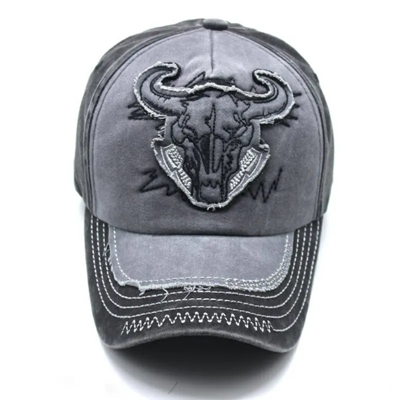 JKEM Denim Baseball Caps Unisex-4