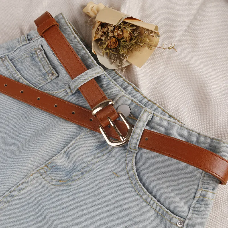 JKEM PU Leather Belts Women's 2cm-7