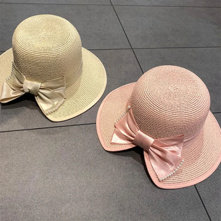 JKEM Paper Reed Sun Protection Hats Women's-1