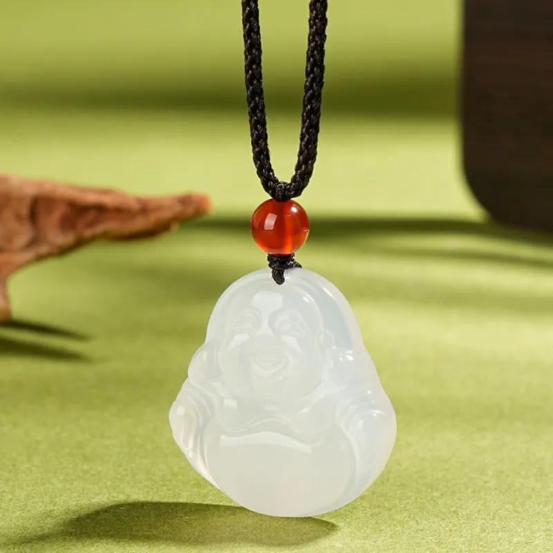 JKEM Chalcedony Jade Necklaces Women's-3