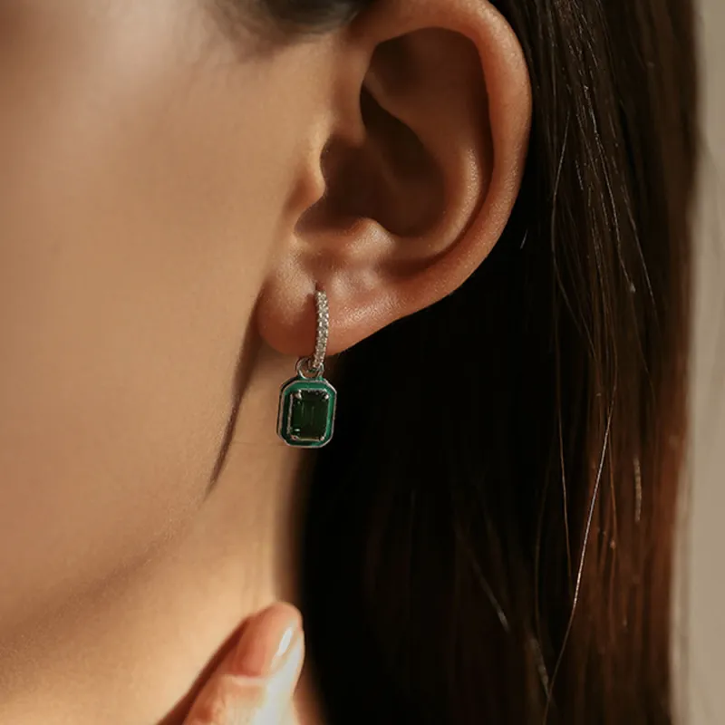 JKEM S925 Silver Earrings Women's-2