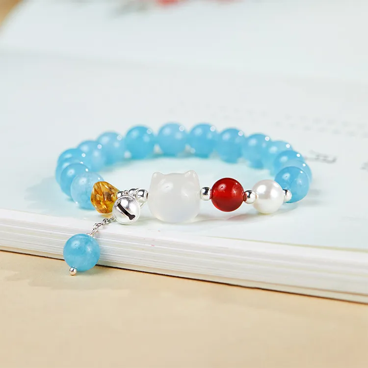 JKEM Chalcedony Bracelets Women's-2