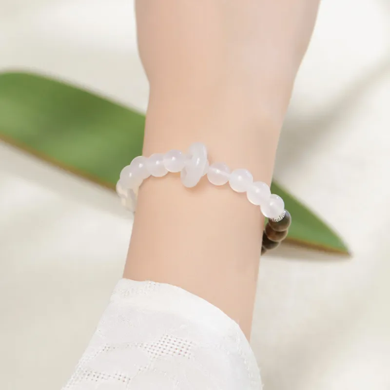 JKEM Chalcedony Jade Bracelets Women's-6