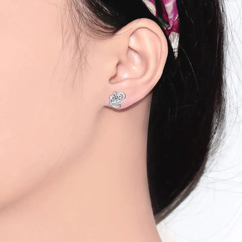 JKEM Copper Stud Earrings Women's-2