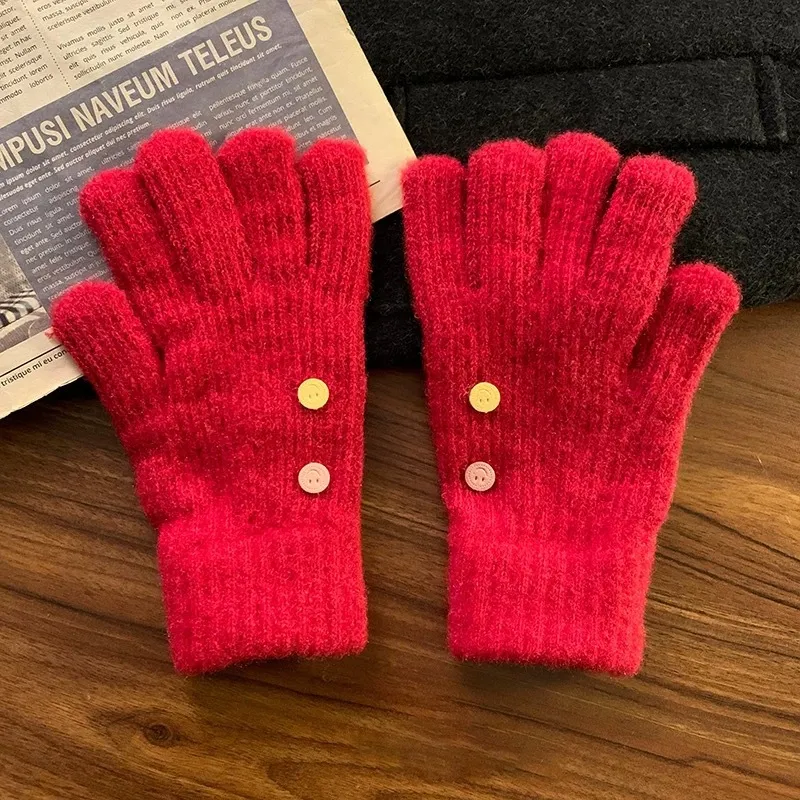JKEM Acrylic Knit Gloves Unisex-12