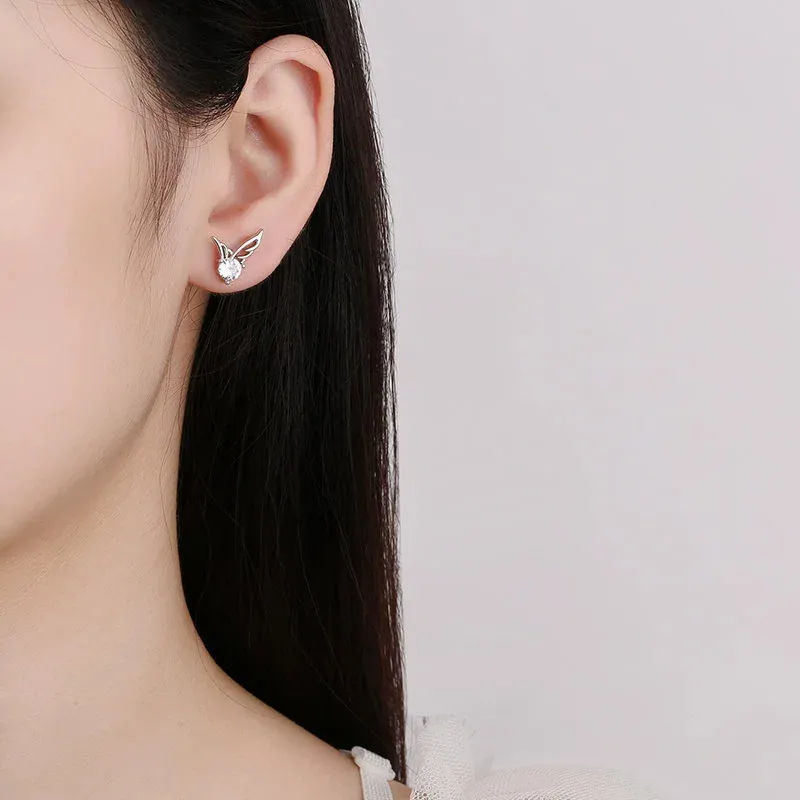 JKEM Copper Stud Earrings Unisex-2