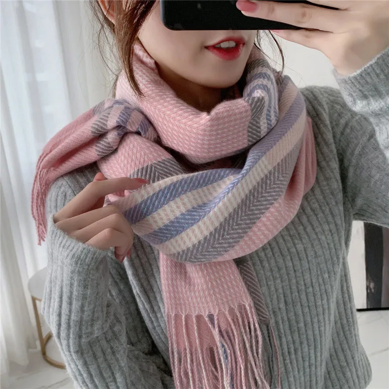 JKEM Knit Scarves Unisex-5