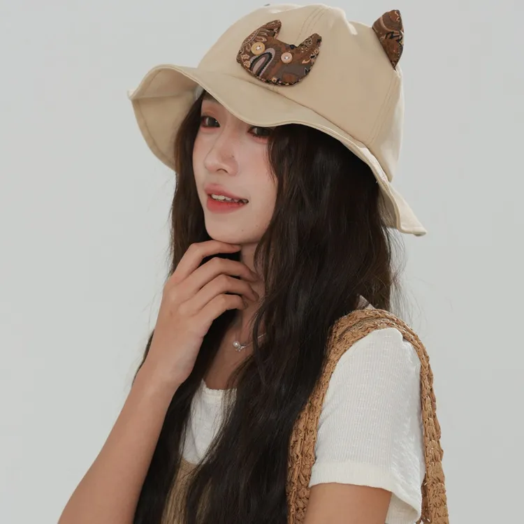 JKEM Polyester Bucket Hats Women's-6
