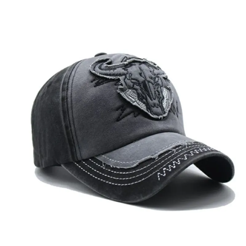 JKEM Denim Baseball Caps Unisex-2