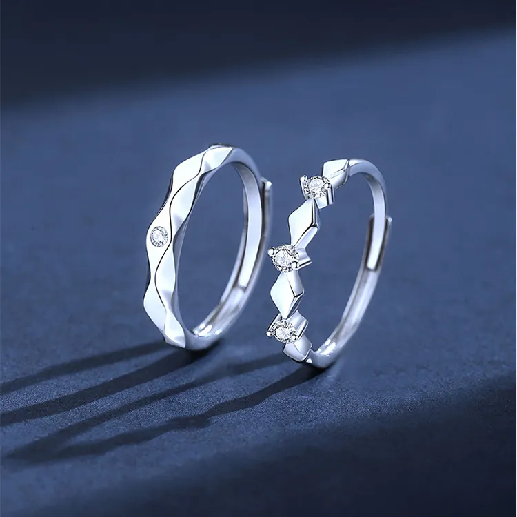 JKEM 925 Sterling Silver Rings Unisex-5