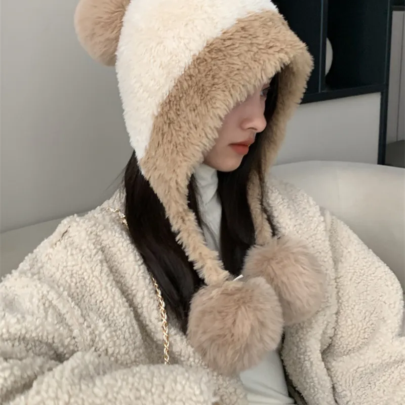 JKEM Teddy Fleece Hats & Caps Unisex-3
