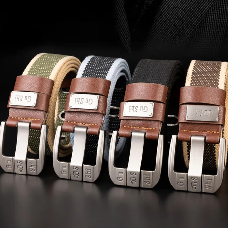 JKEM Canvas Sports Belts Unisex 3.8cm-9