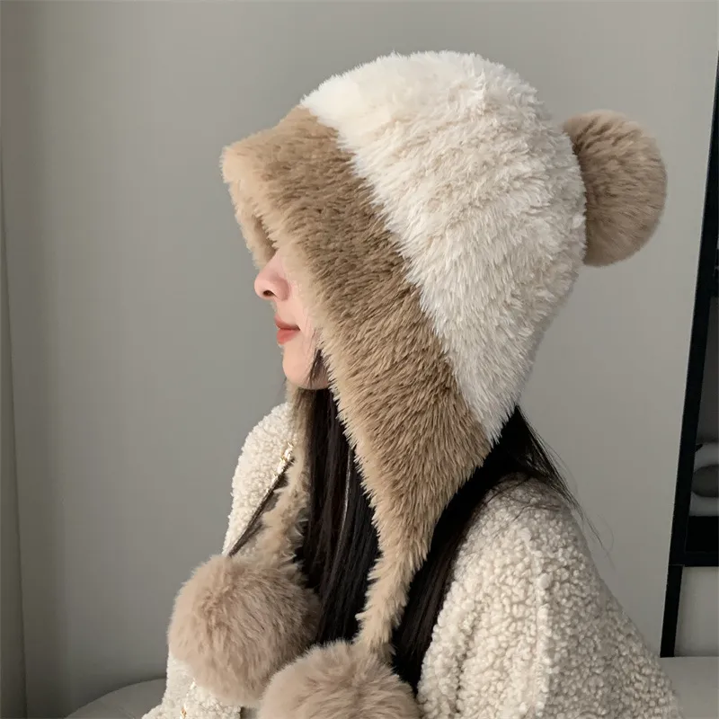 JKEM Teddy Fleece Hats & Caps Unisex-4