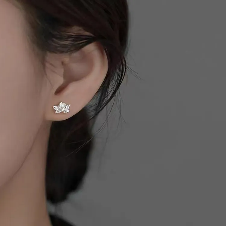 JKEM 925 Sterling Silver Stud Earrings Women's-1