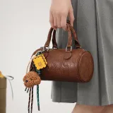 A versatile leather crossbody bag that blends style with practicality