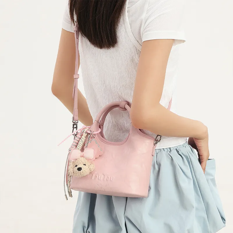 TOUTOU Synthetic Leather Handbag Regular Women's Multicolor-6