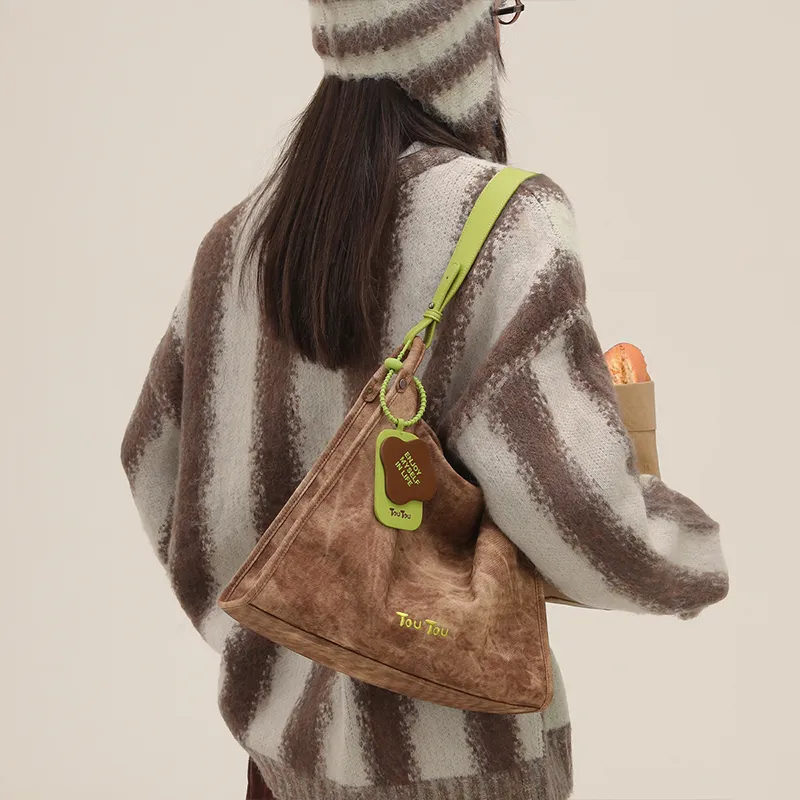 TOUTOU PU Shoulder Bag Regular Women's Multicolor-4