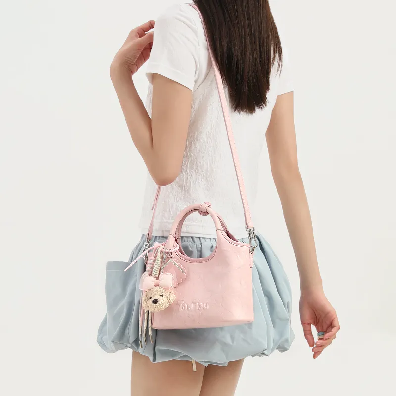 TOUTOU Synthetic Leather Handbag Regular Women's Multicolor-5