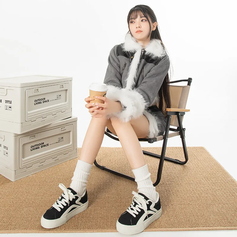 TUOPIN Pie Shoes Limited Couple's Edition Skateboard Shoes Unisex-55