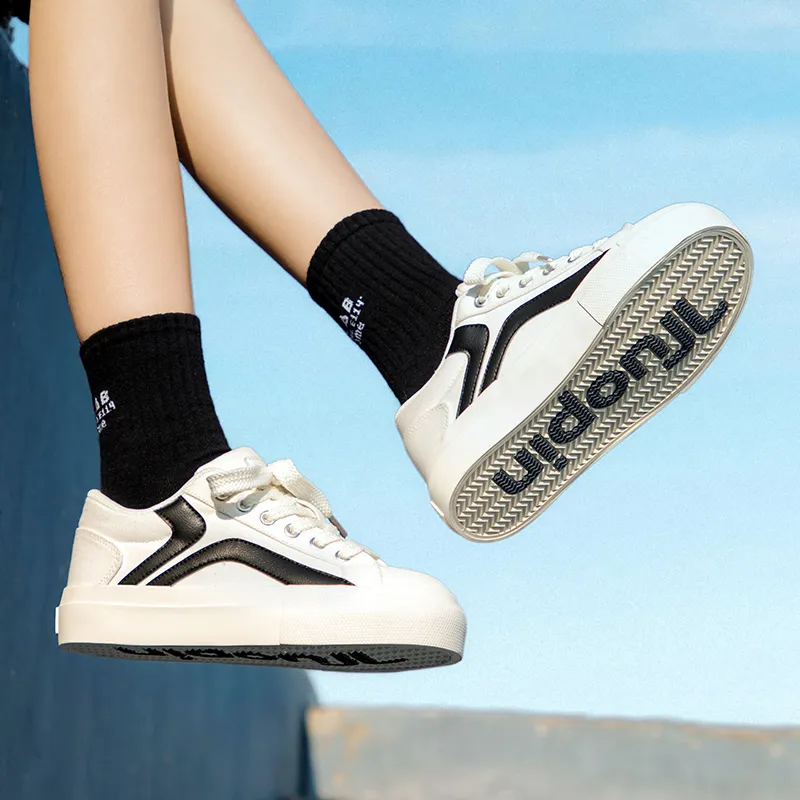 TUOPIN Pie Shoes Spring Summer Selected, Couple's Slip Resistant, Breathable, Lightweight Low Top Canvas Shoes Unisex-13