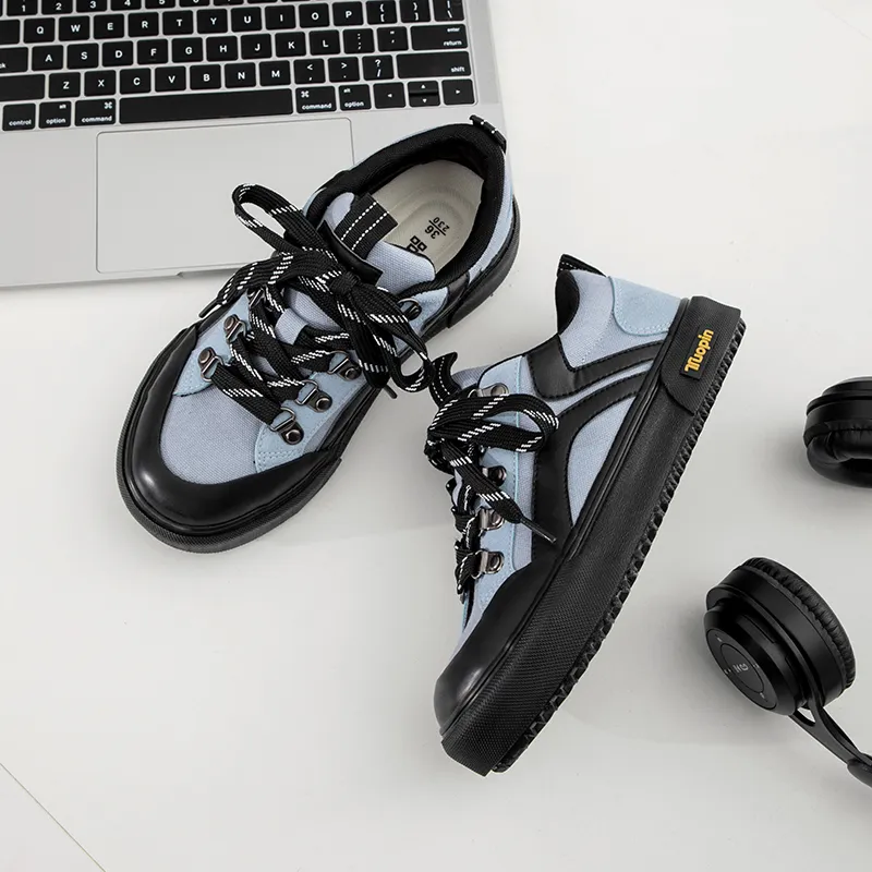 TUOPIN Dopamine Outdoor Dressing Wear resistant And Lightweight Low Top Canvas Shoes Unisex-5