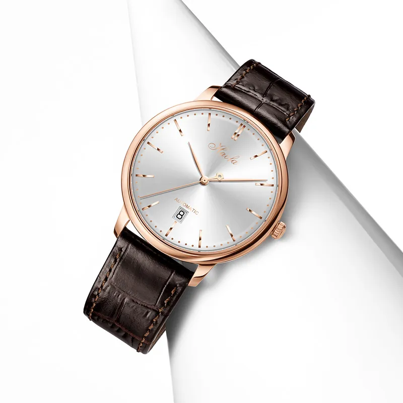 HaofaTourbillon 1606 Automatic Mechanical Movement Watch Men's Watches White Dial-6