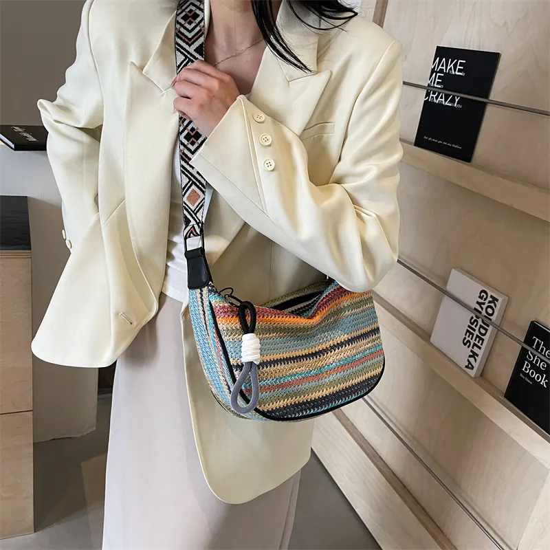 Yalu Fabric Handbag, Crossbody Bag, Shoulder Bag Regular Women's Pearl Black/Pearl White/Black/White-11