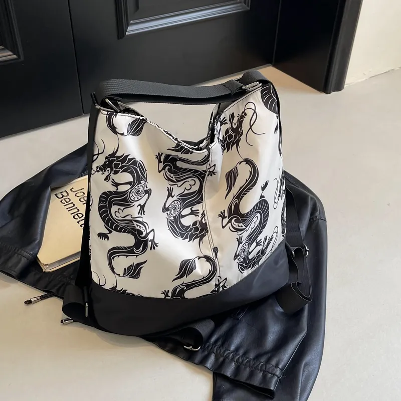 Yalu Fabric Backpack On The Shoulder Regular Unisex Multicolor-18