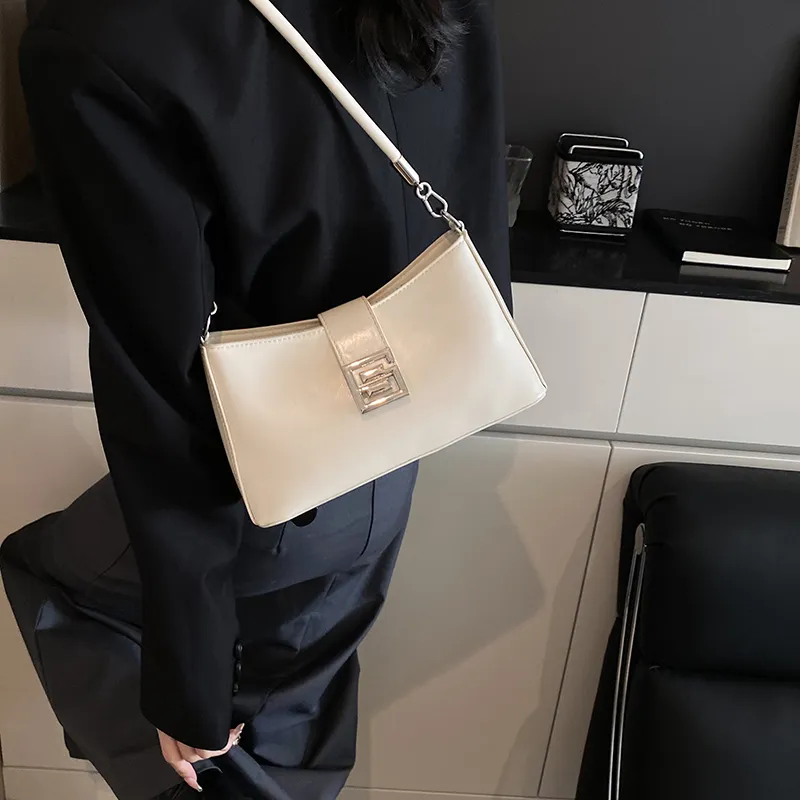 Yalu Premium Niche Baguette Shoulder Bag Handbag, Commute Shoulder Bag Regular Women's Multicolor-27