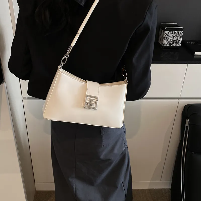 Yalu Premium Niche Baguette Shoulder Bag Handbag, Commute Shoulder Bag Regular Women's Multicolor-25