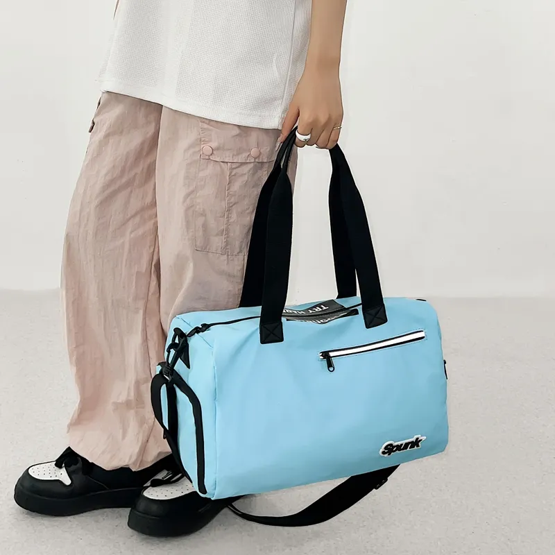 Yalu Membrana Dermalis Travel Bag Regular Women's Gray/Black/Khaki/Green/Sky Blue-9