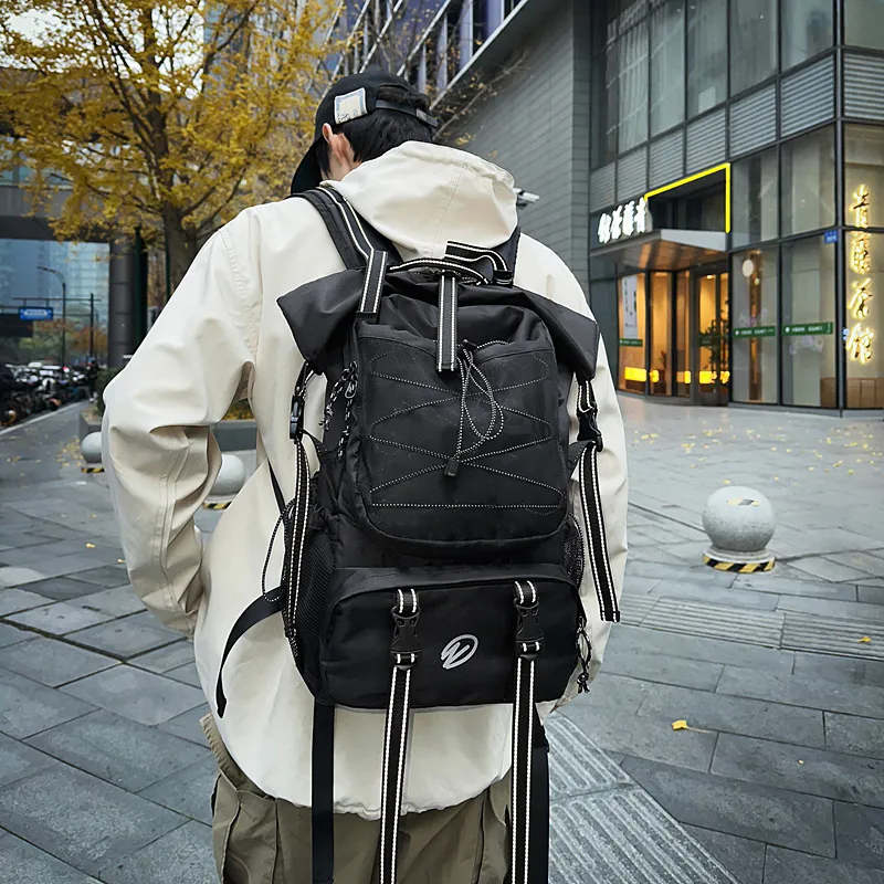Yalu Nylon Backpack Regular Unisex Multicolor-1