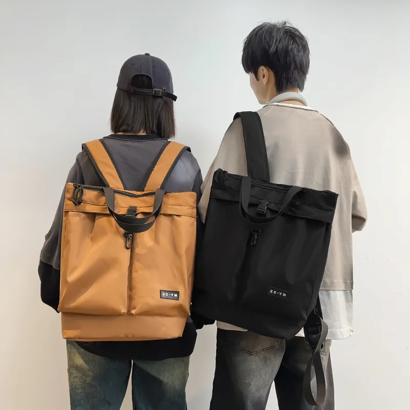 Yalu Nylon Backpack Unisex Multicolor-19