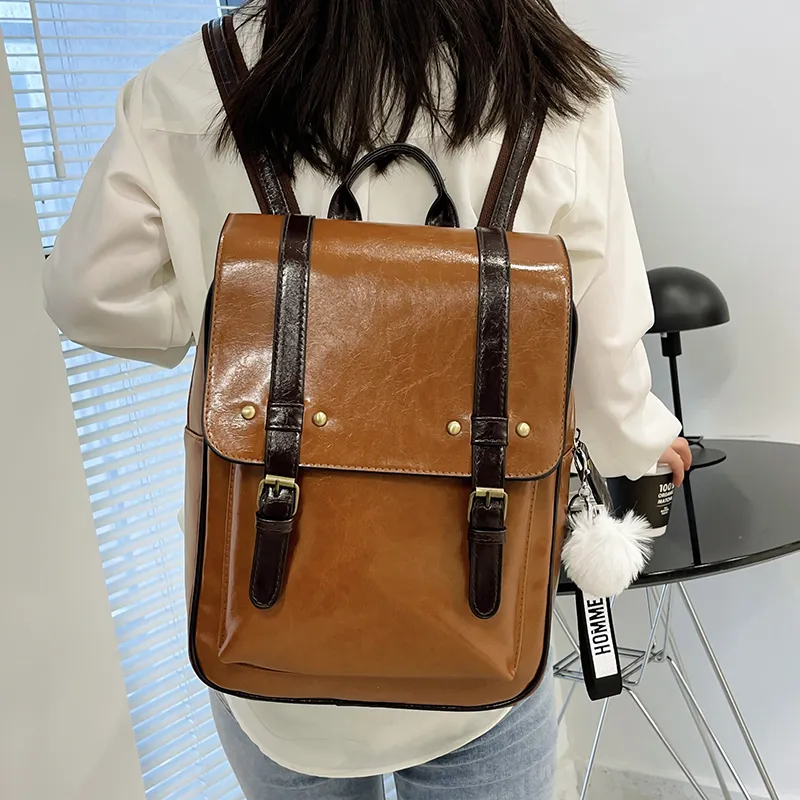 Yalu PU Backpack Regular Women's Multicolor-3