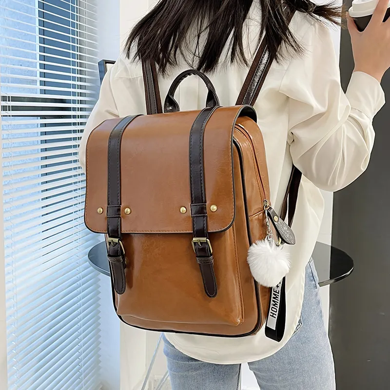 Yalu PU Backpack Regular Women's Multicolor-5