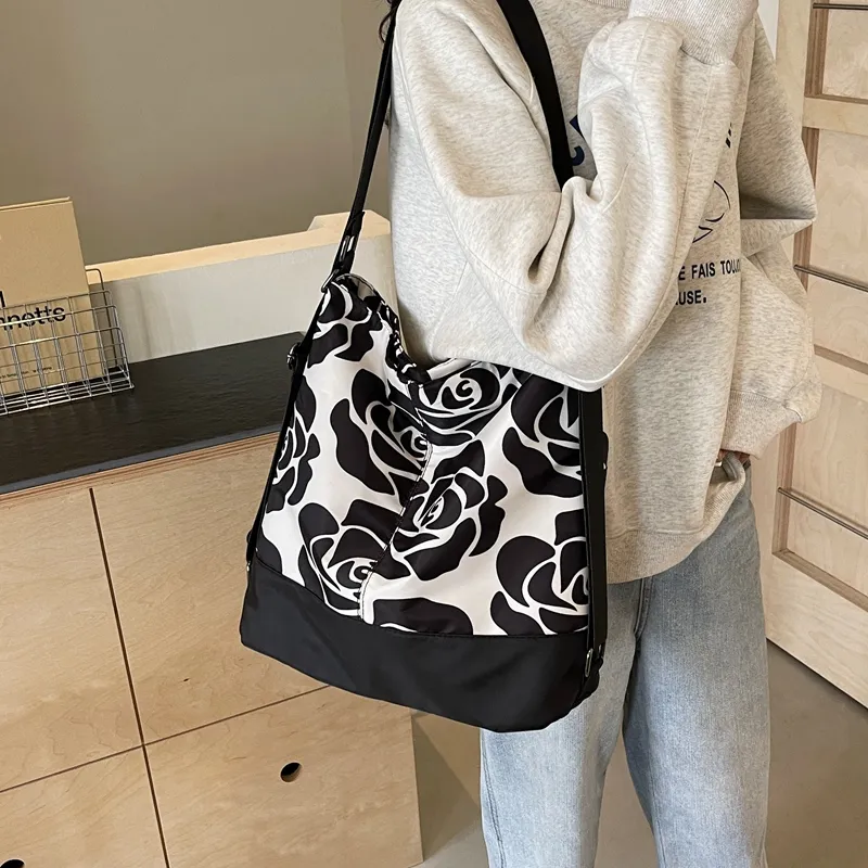 Yalu Fabric Backpack On The Shoulder Regular Unisex Multicolor-1