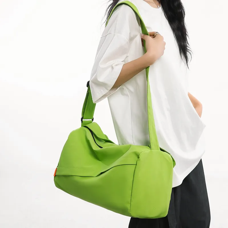 Yalu Membrana Dermalis Travel Bag Regular Women's Gray/Black/Khaki/Green/Sky Blue-5