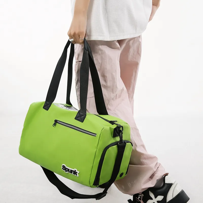 Yalu Membrana Dermalis Travel Bag Regular Women's Gray/Black/Khaki/Green/Sky Blue-7