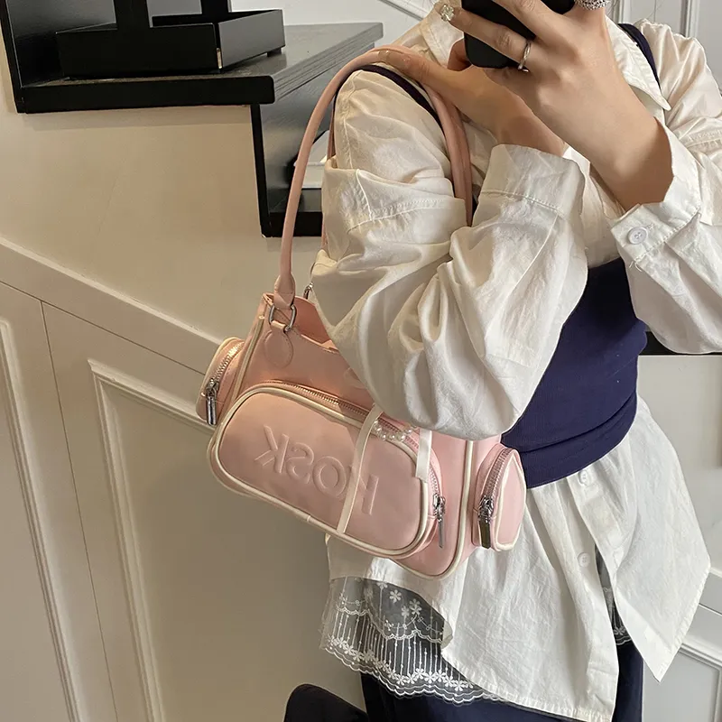 Yalu PU Shoulder Bag Regular Women's Multicolor-46
