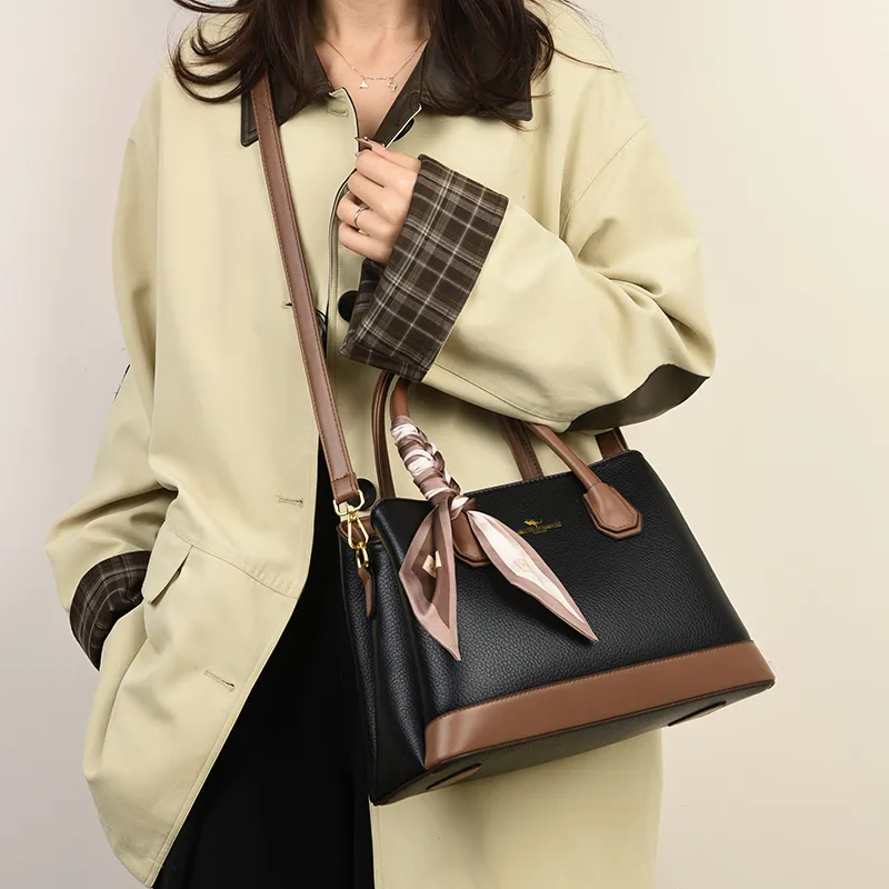 Yalu PU Shoulder Bag, Crossbody Bag, Handbag Regular Women's Multicolor-2