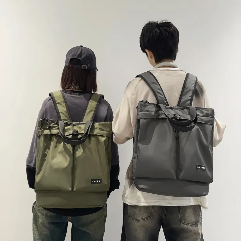 Yalu Nylon Backpack Unisex Multicolor-8