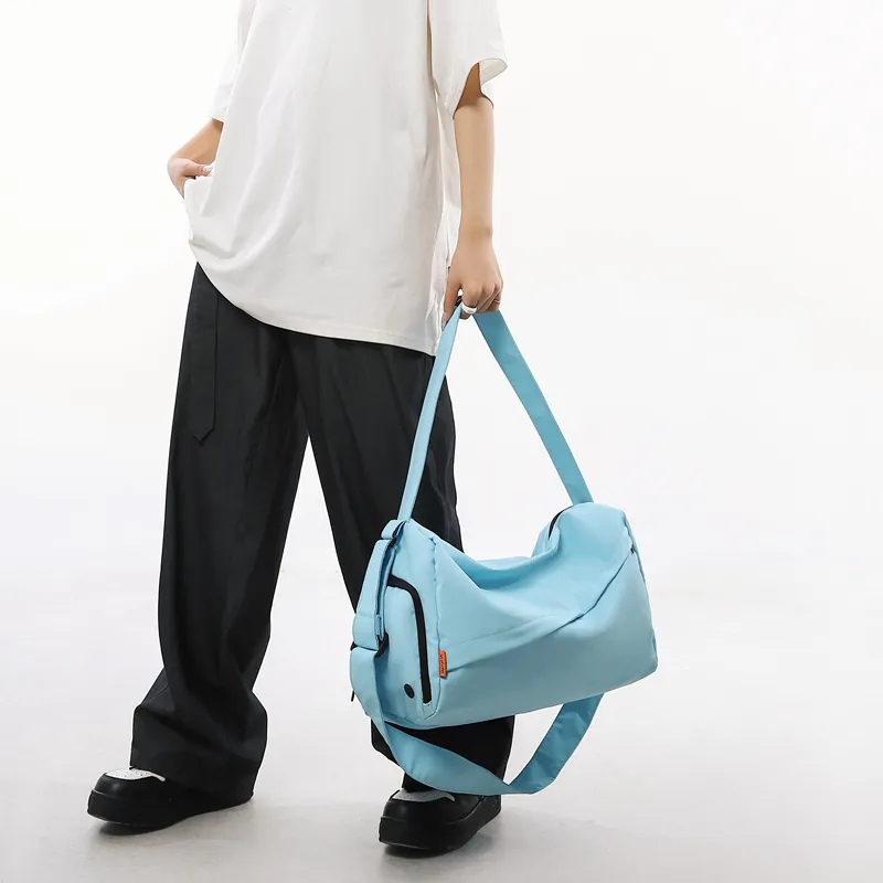 Yalu Membrana Dermalis Travel Bag Regular Women's Gray/Black/Khaki/Green/Sky Blue-8