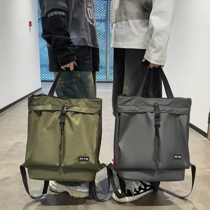 Yalu Nylon Backpack Unisex Multicolor-6