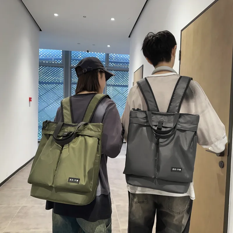 Yalu Nylon Backpack Unisex Multicolor-7